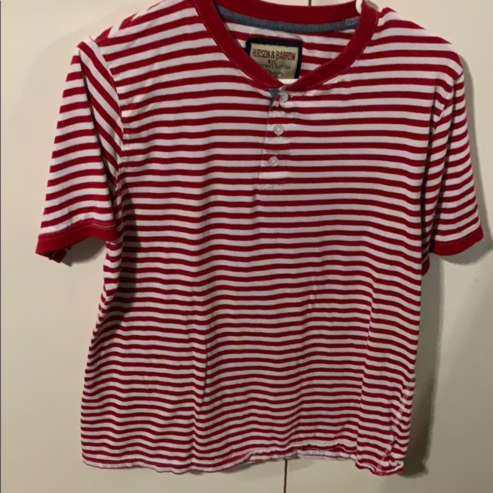 MENS STRIPED TEE BRAND NAME